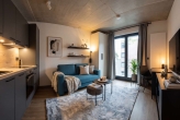 Wohnzimmer - Exklusive Wohnungen im Bunker – modern, besonders und renditestark.